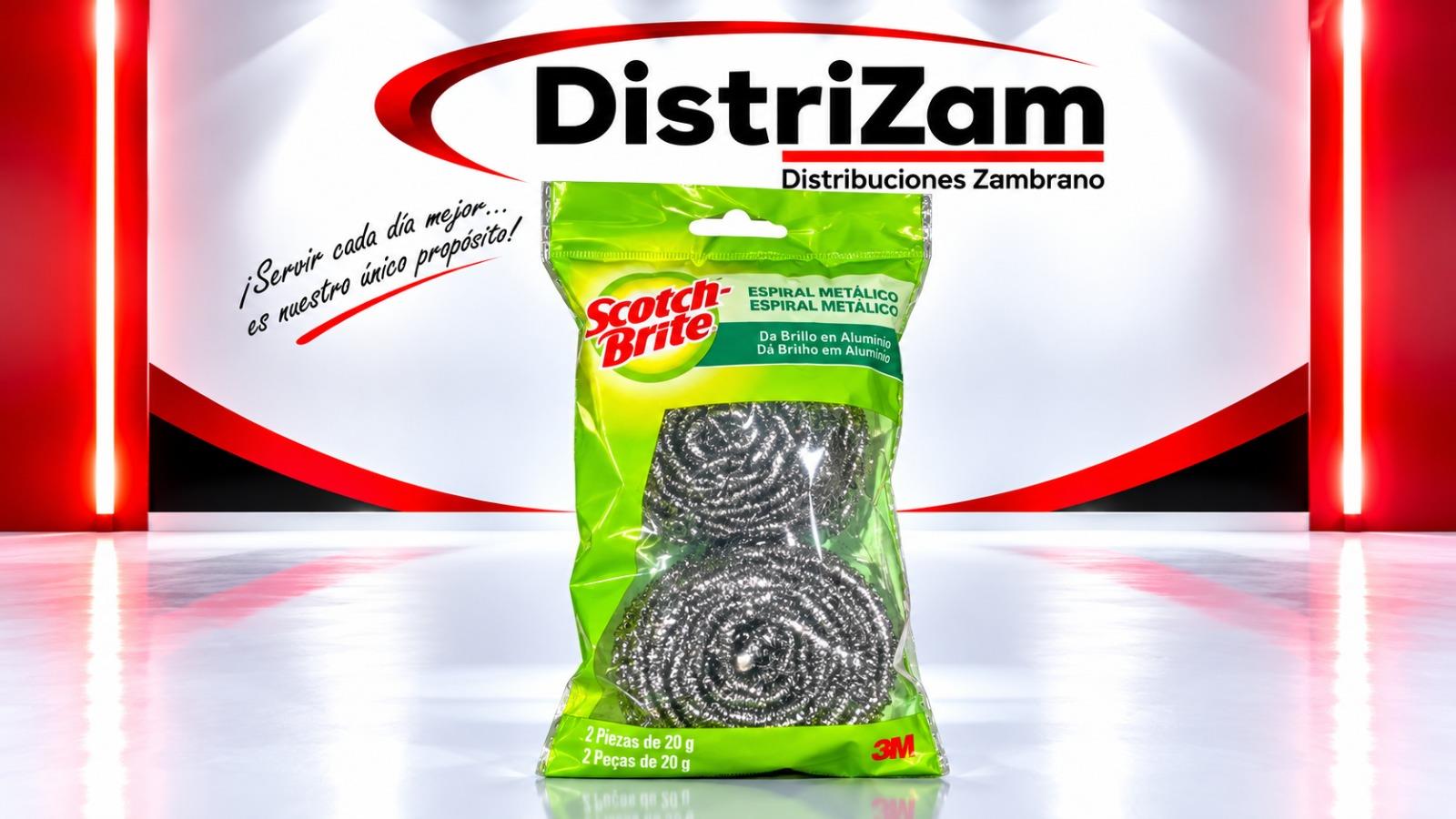 Fotografía de Scotch-Brite · Espiral metálico