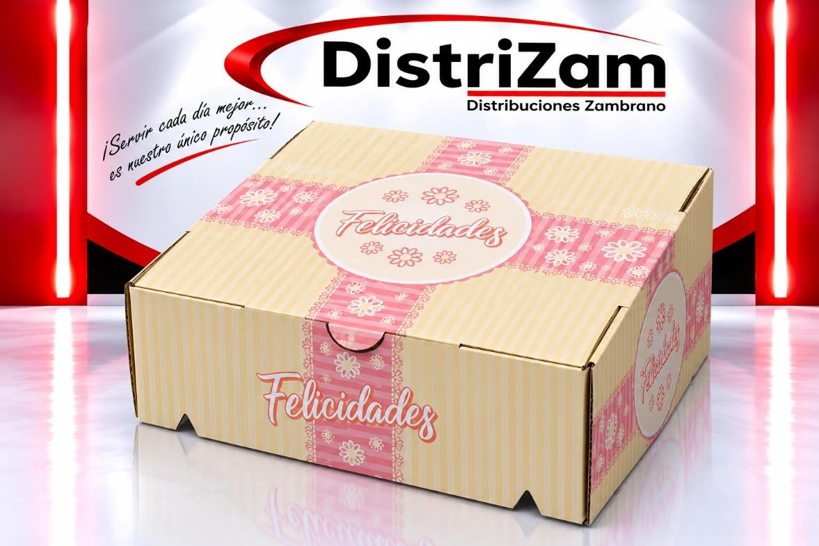 Fotografía de Caja Felicidades · Rosa