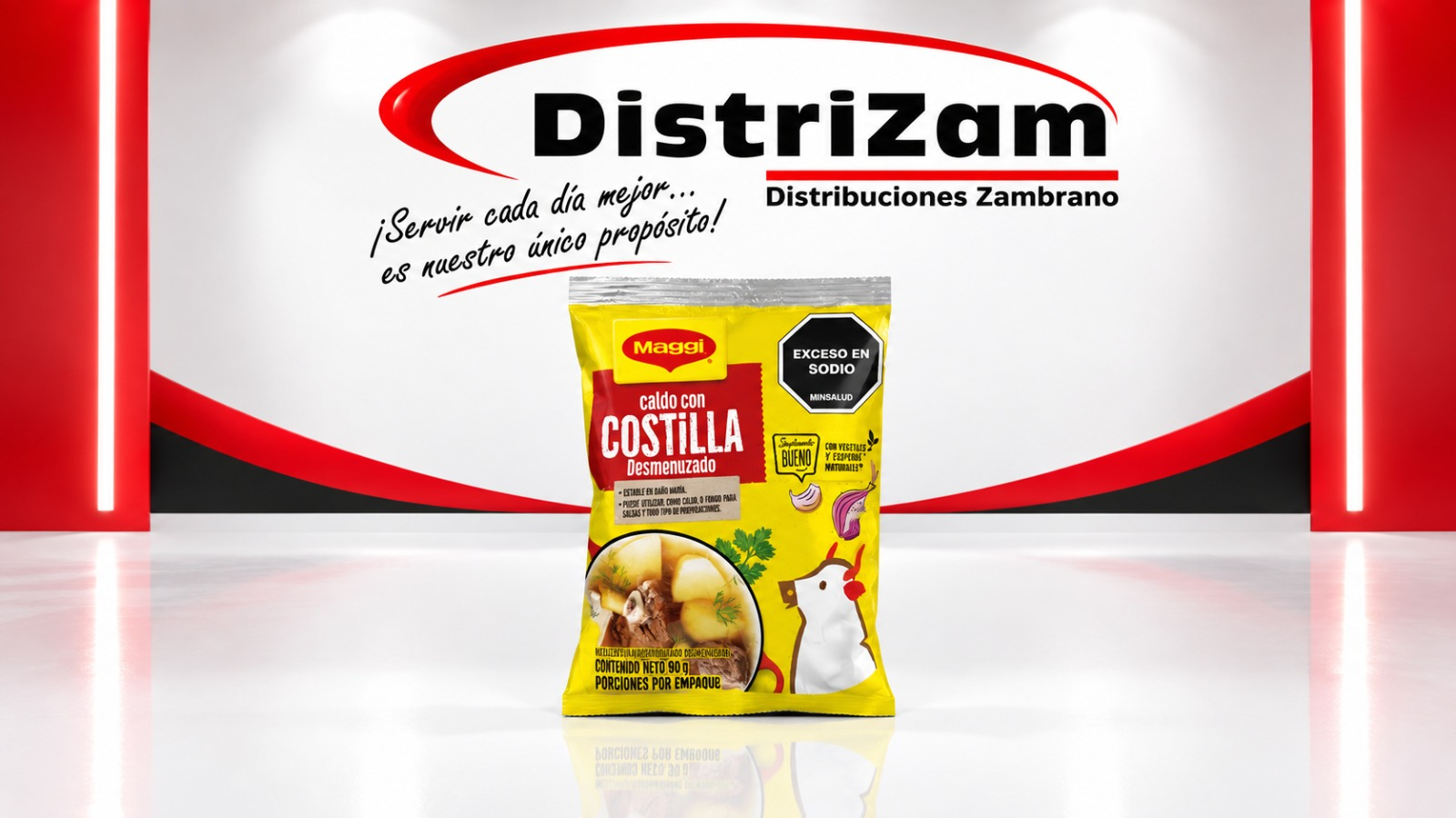 Fotografía de Maggi · Caldo con costilla